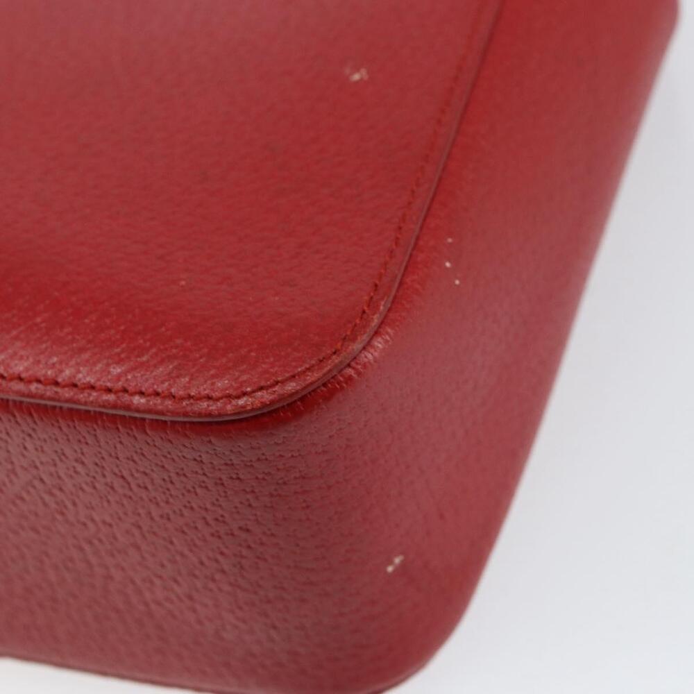GUCCI Bamboo Hand Bag Leather Red 002 1061 Auth ep12097 - Picture 15 of 16